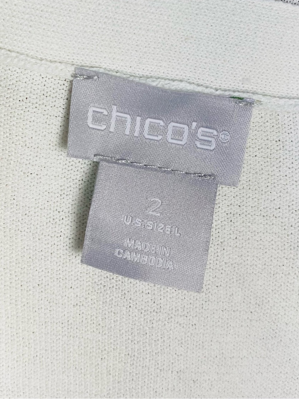 NWT CHICO'S 3/4 Sleeve Cardigan - Picture 4 of 6